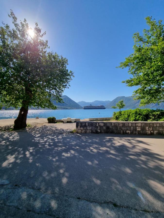 Apartment On The Shore Of The Bay Of Kotor With Free Wi-Fi Kültér fotó
